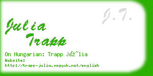 julia trapp business card